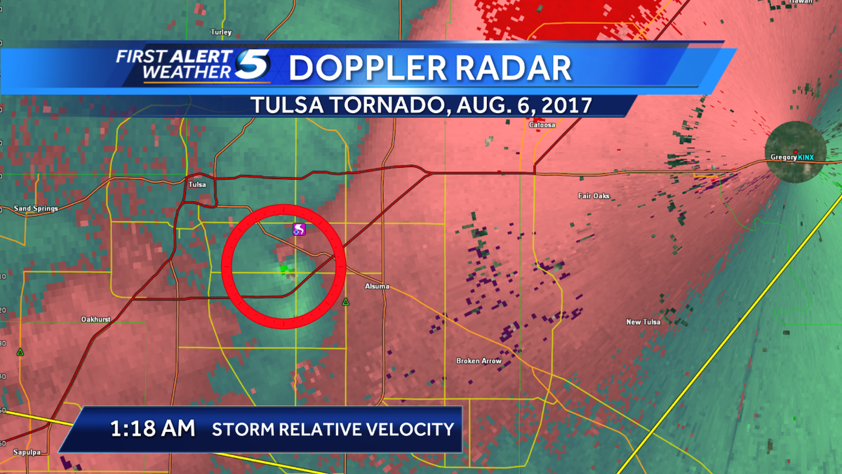 Rare tornado hits Tulsa Oklahoma