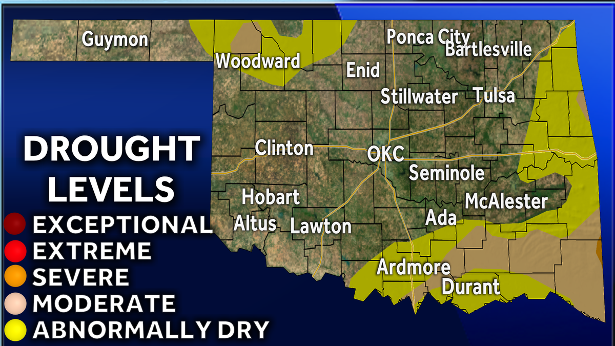 Oklahoma drought slowly expanding