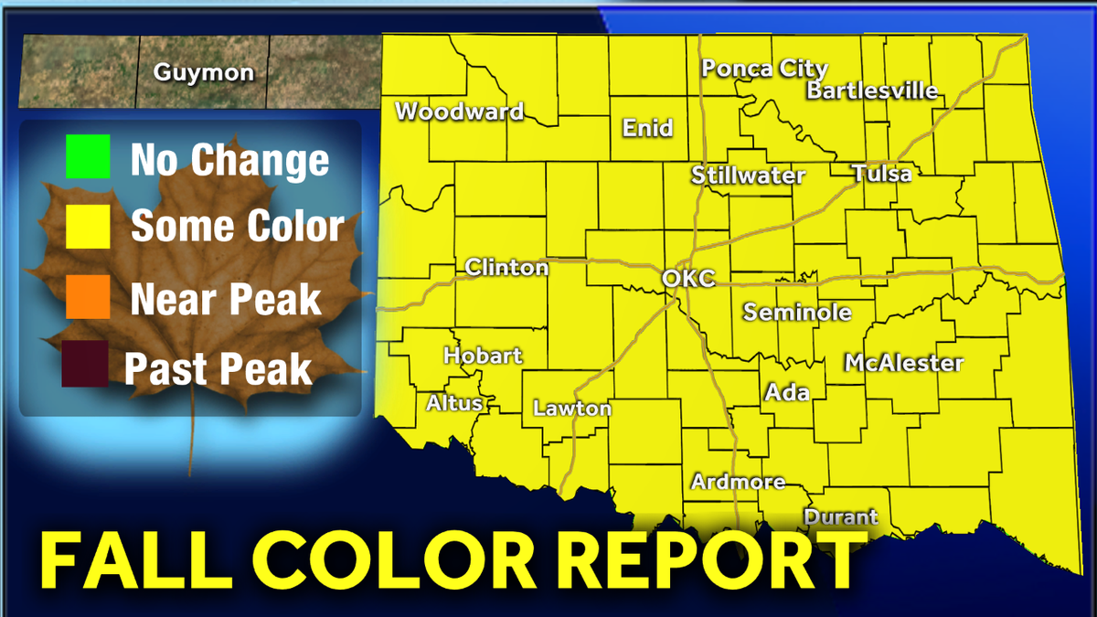 Oklahoma Fall color report for Oct. 26th