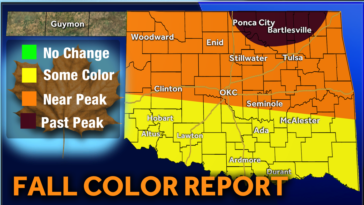 Oklahoma Fall colors expected to peak in the next week