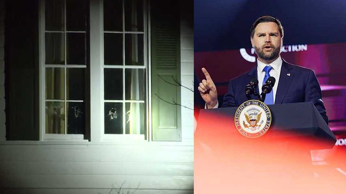 WATCH: Cincinnati police, Secret Service agents investigate damage at VP Vance's Cincinnati home