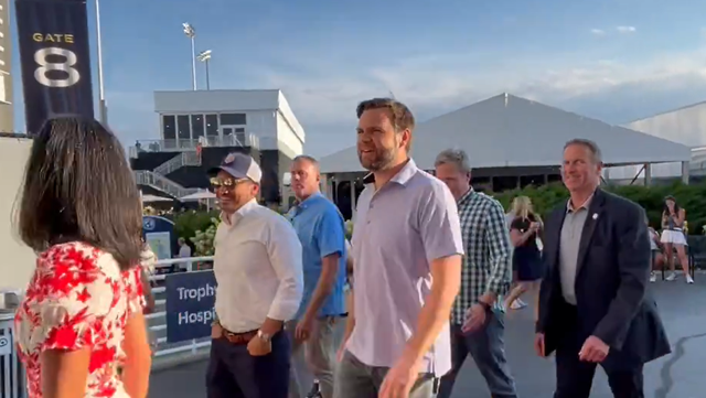 Republican vice president nominee JD Vance attends Cincinnati Open Tuesday