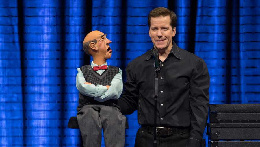 AUSTIN, TEXAS - FEBRUARY 15: Comedian/ventriloquist Jeff Dunham performs onstage during the 'Passively Aggressive Tour' at the Frank Erwin Center on February 15, 2019 in Austin, Texas. (Photo by Rick Kern/WireImage)