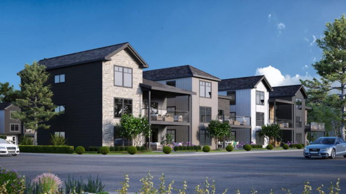 rendering of howard yard, a new neighborhood planned for the former jeffboat property.
