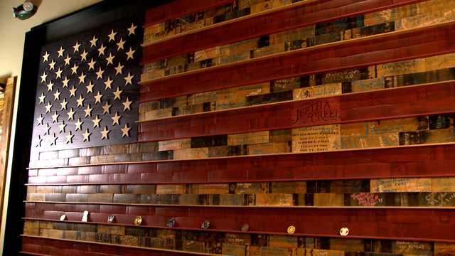 Jeptha Creed unveils world's largest bourbon barrel American flag - Vimarsana News