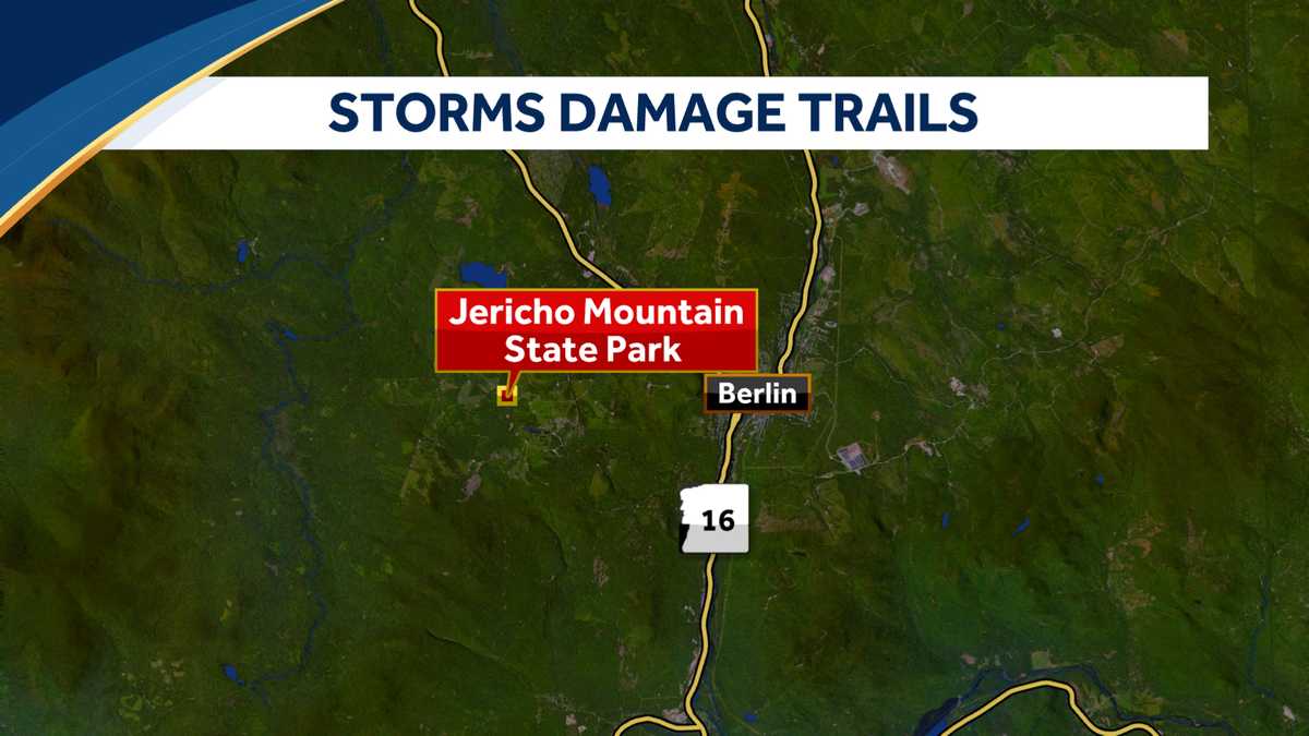 Strong storms cause major damage to trails in Jericho Mountain State ...