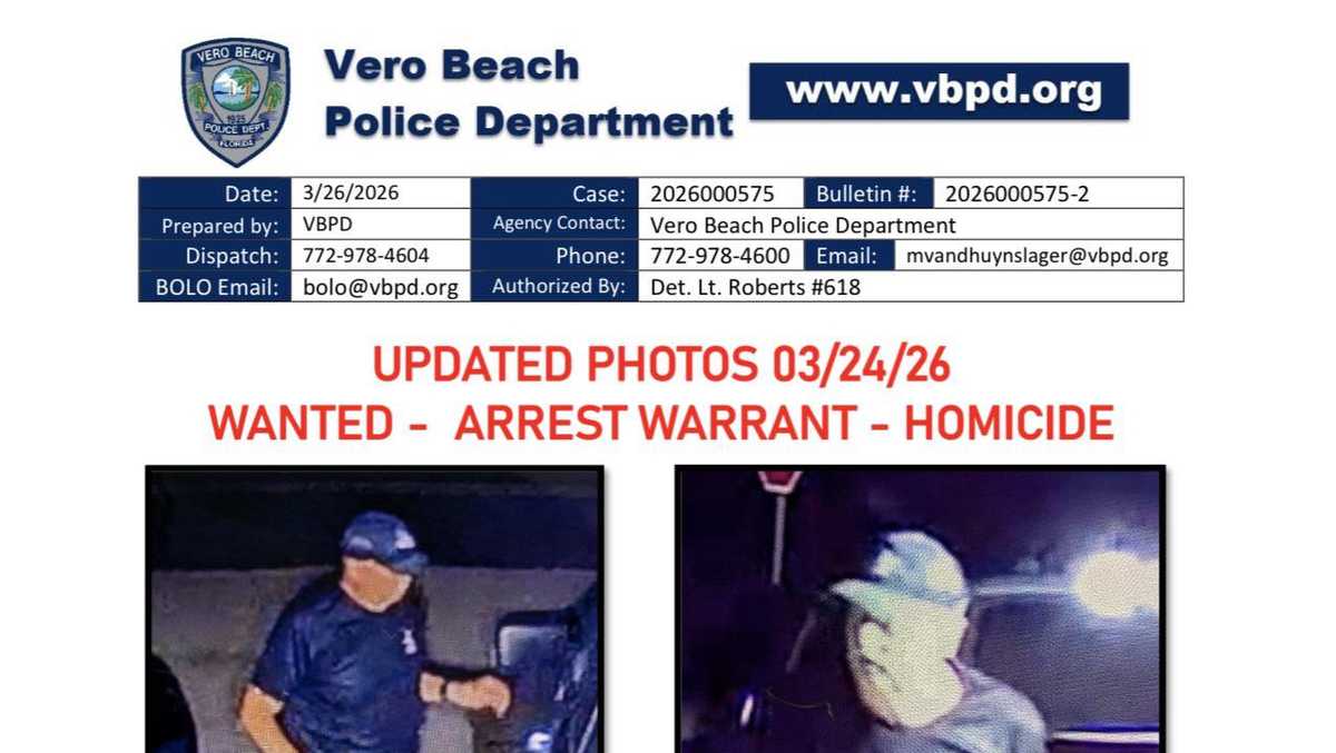 Search for Vero Beach, Florida double homicide suspect continues - WPBF