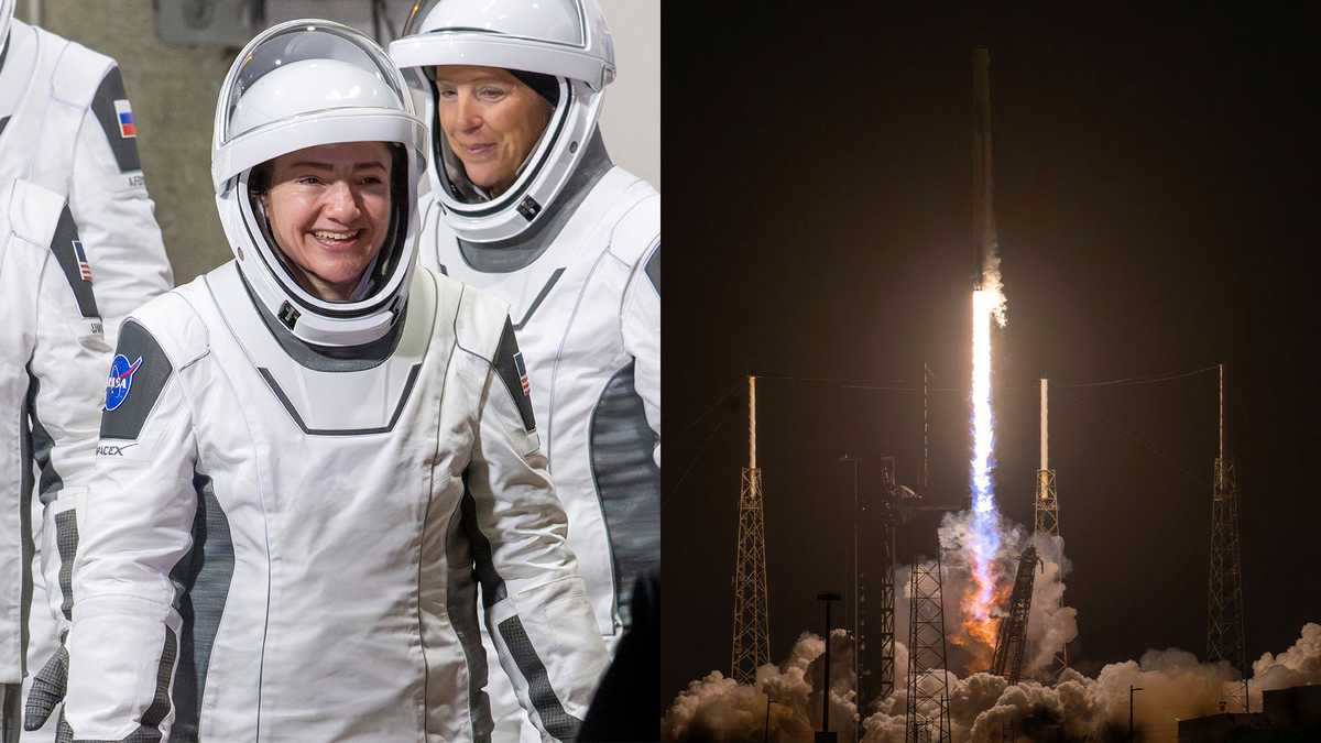 Maine astronaut launches on mission to International Space Station