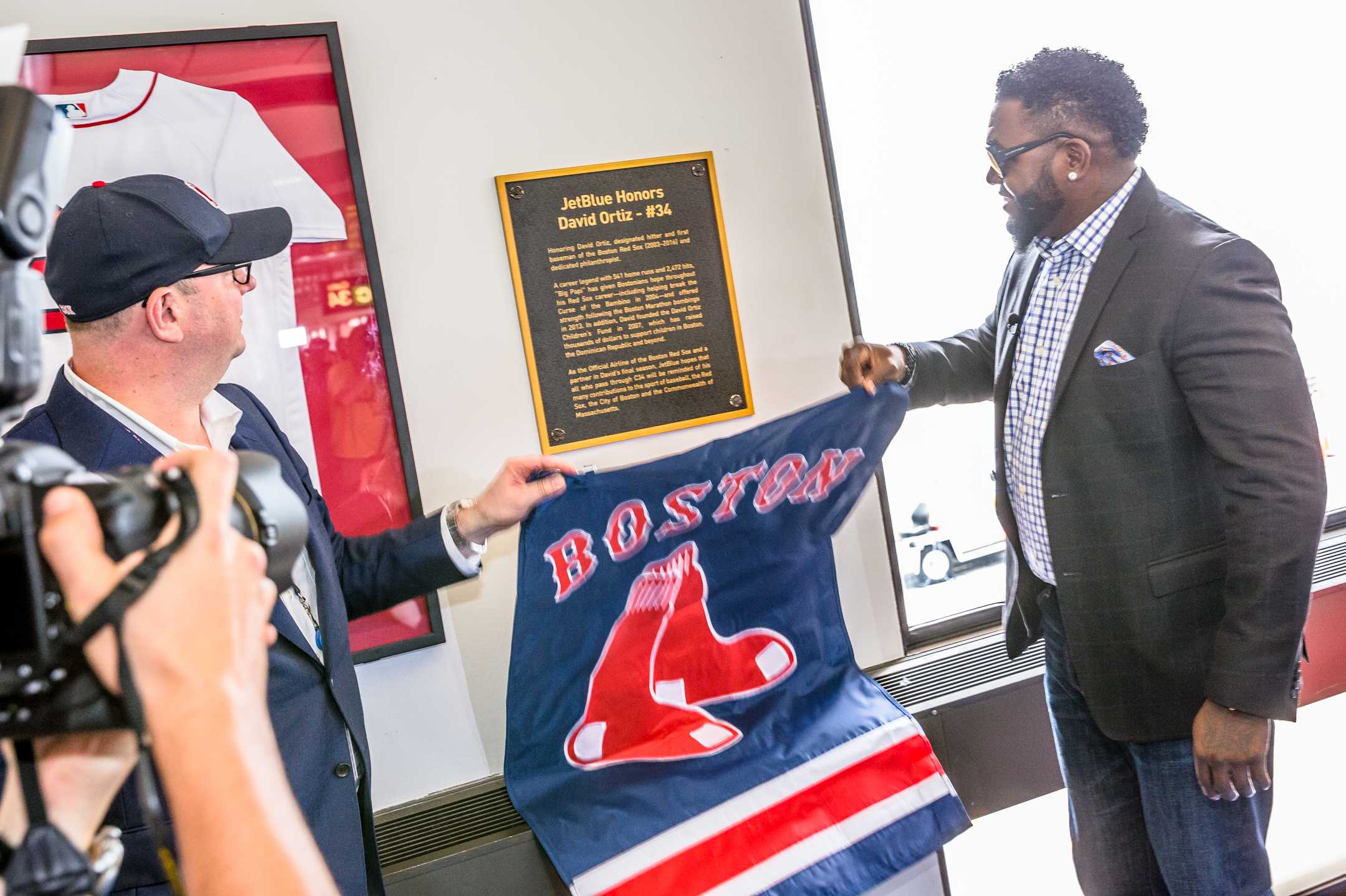 Boston officially retires Big Papi's No. 34