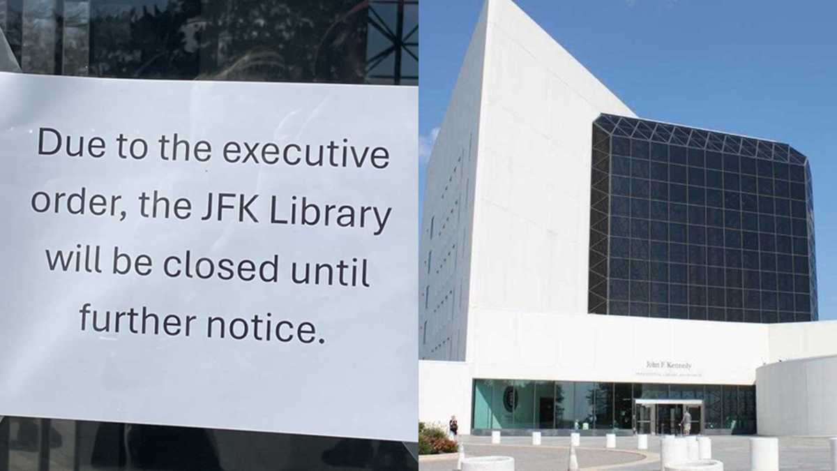 JFK Library to reopen after Trump 'executive order' causes brief closure