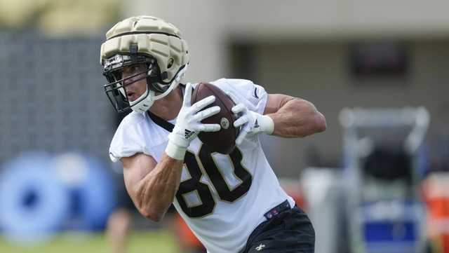 Saints TE Jimmy Graham has 2 impressive plays on TD drive, Saints