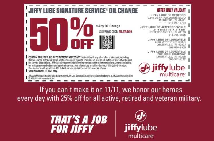 jiffy lube ac service coupons