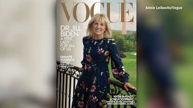 Jill&#x20;Biden&#x20;on&#x20;the&#x20;new&#x20;cover&#x20;of&#x20;Vogue&#x20;magazine.