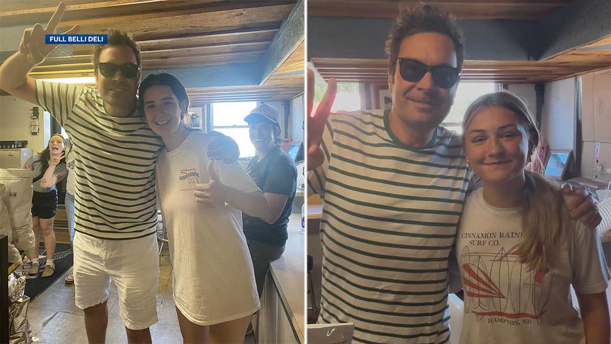 Jimmy Fallon spotted at New Hampshire deli