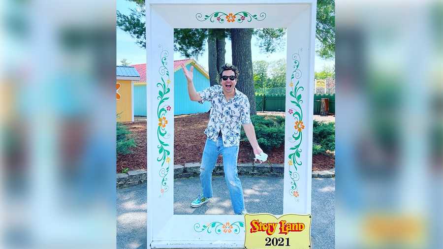 Jimmy Fallon was spotted at Story Land recently.