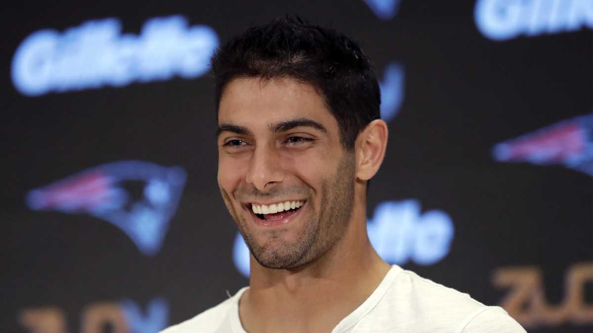 Jimmy Garoppolo got $79,000 for the Patriots making the Super Bowl