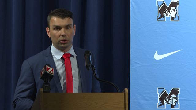 J.L. Mann introduces new football coach Bryce Smiley