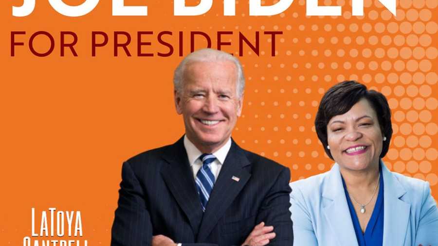 Mayor LaToya Cantrell endorses presidential nominee Joe Biden