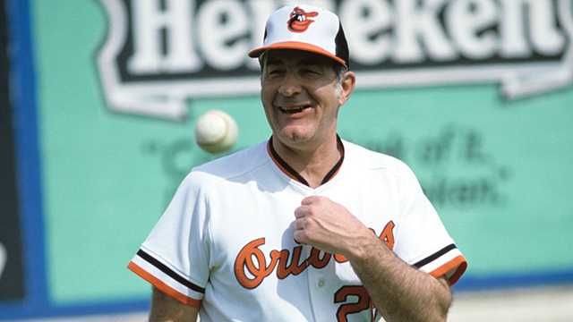 Former manager Joe Altobelli, who led 