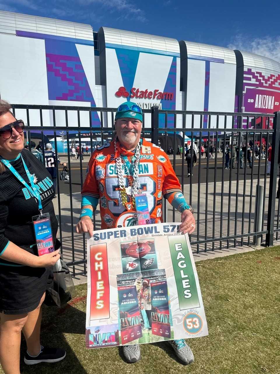 Florida football fans enjoy watching the Super Bowl