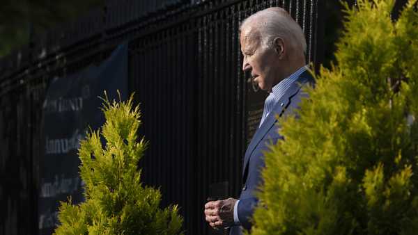 President Joe Biden leaves Holy Trinity Catholic Church in the Georgetown section of Washington, after attending Mass, Saturday, June 10, 2023. Biden is undergoing a root canal after experiencing some dental pain – a procedure that will take him out of commission for at least one public event on Monday, June 12. (AP Photo/Manuel Balce Ceneta, File)