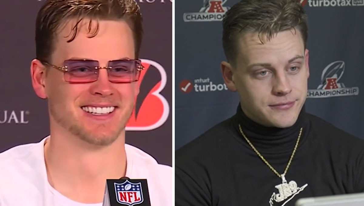 Joe Burrow fashion icon Outfits worn by Cincinnati Bengals QB