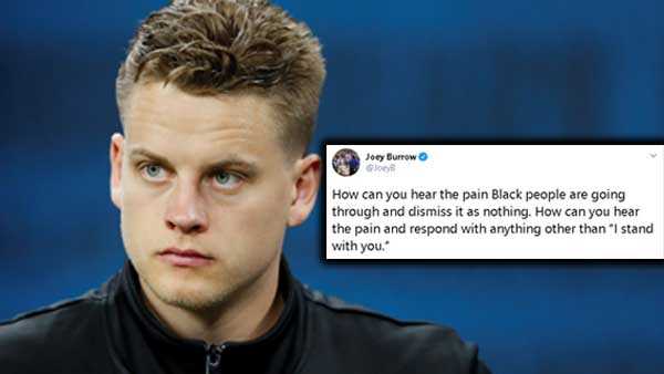 Bengals Quarterback Joe Burrow: 'How can you hear the pain Black