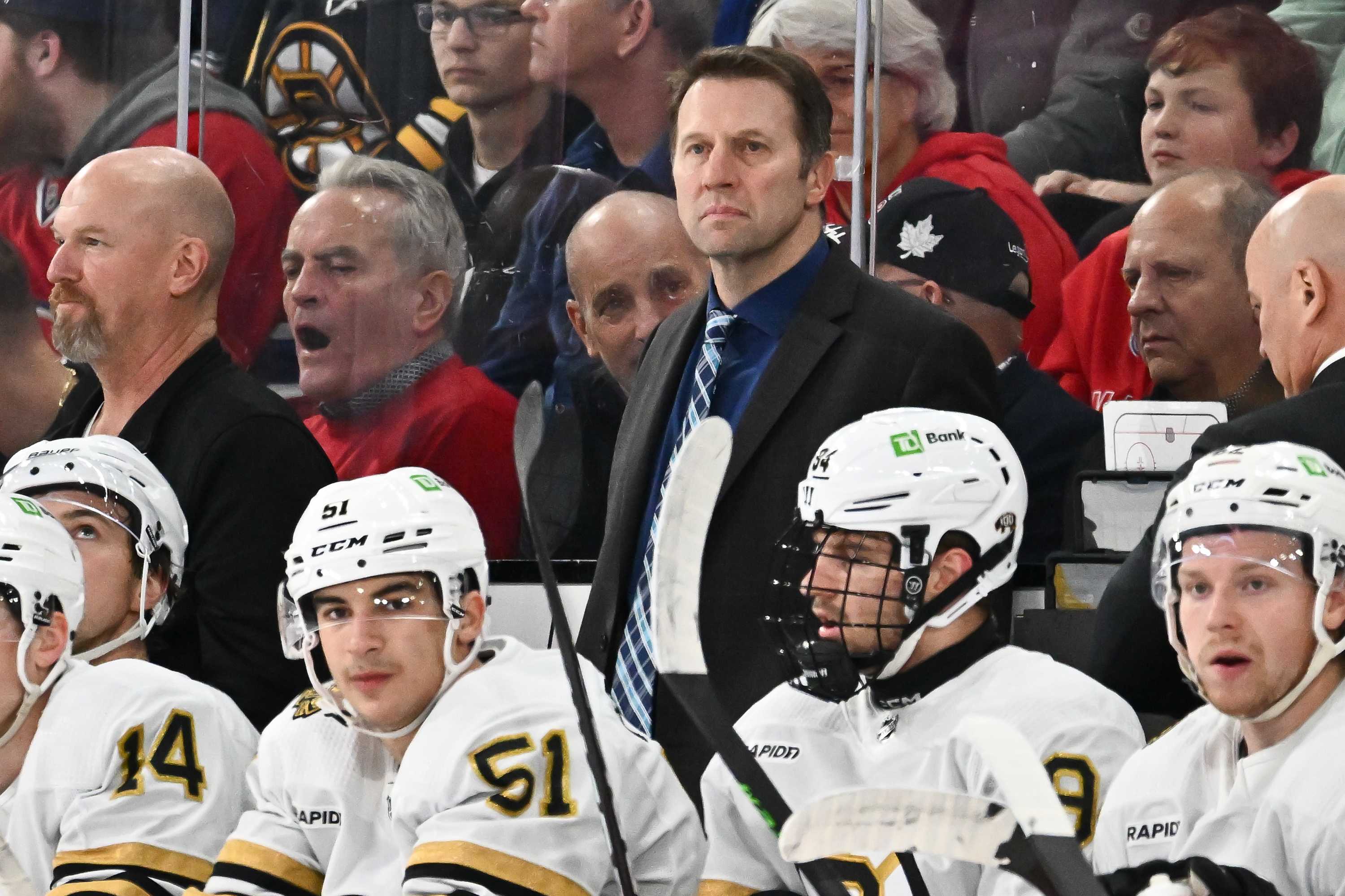 Bruins Interim Head Coach Joe Sacco Motivates Hometown Team