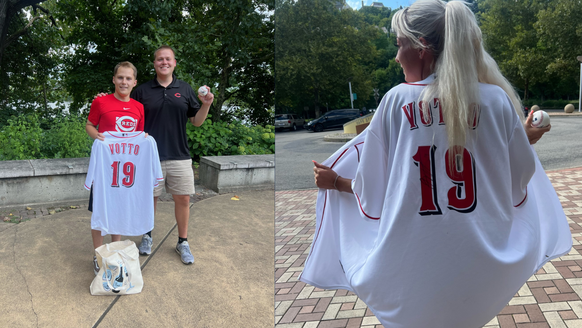 Joey Votto hides signed baseballs, jersey in Cincinnati park