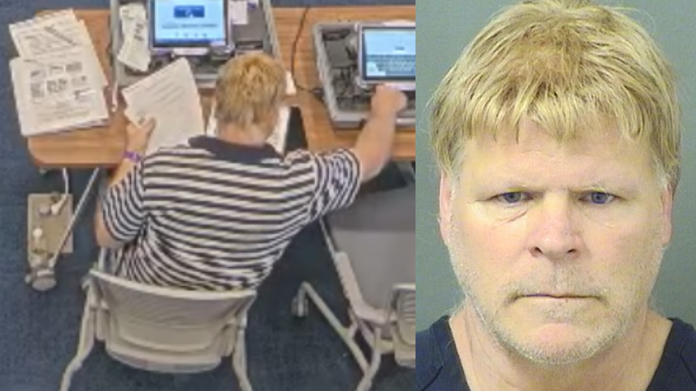 Man arrested for theft of sensitive equipment at Palm Beach County elections office