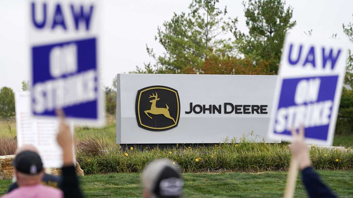 John Deere workers approve 3rd contract offer, will end strike