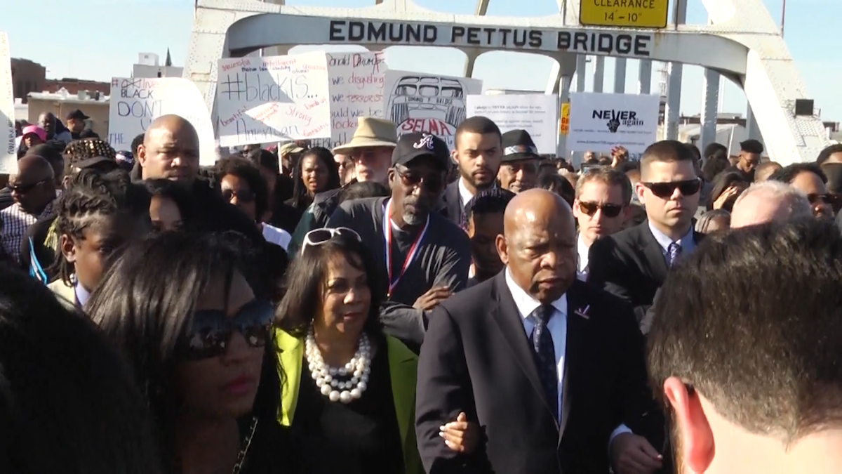 Renaming the Edmund Pettus Bridge for John Lewis, who nearly died there on  Bloody Sunday - The Washington Post