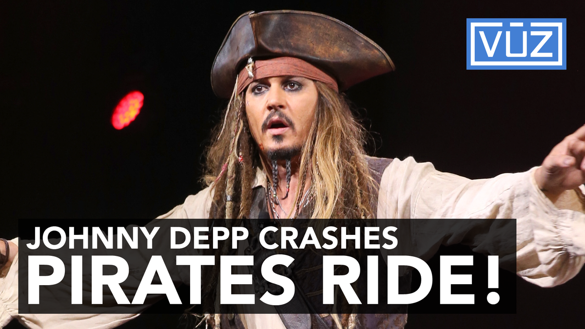 Fans aboard 'Pirates of the Caribbean' ride surprised by Johnny Depp