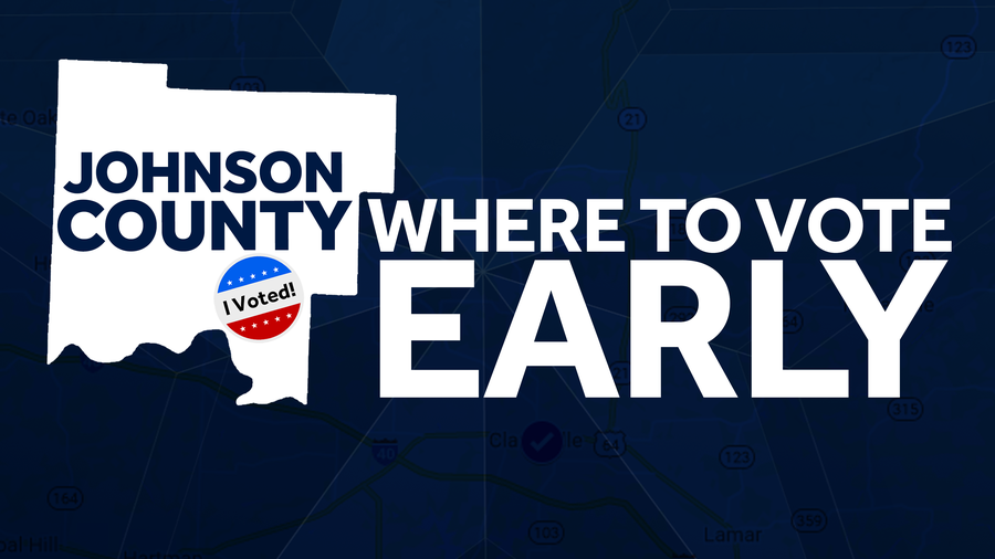 Johnson County - where to vote early