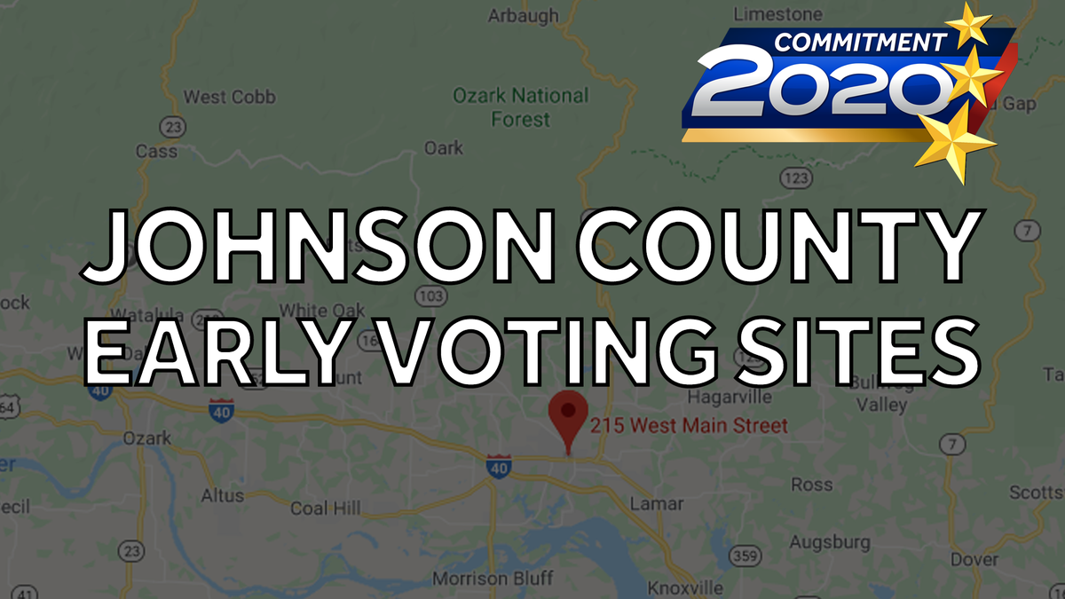 JOHNSON COUNTY Early Voting Info for 2020 Arkansas Primaries