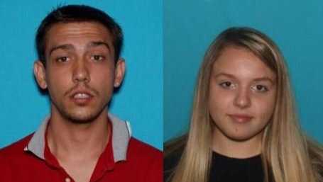 Christopher Johnson, 26, from Breckenridge, Missouri (left) is believed to be with Gabriella Sarah Yonko, 16, from Edmundson, Missouri.