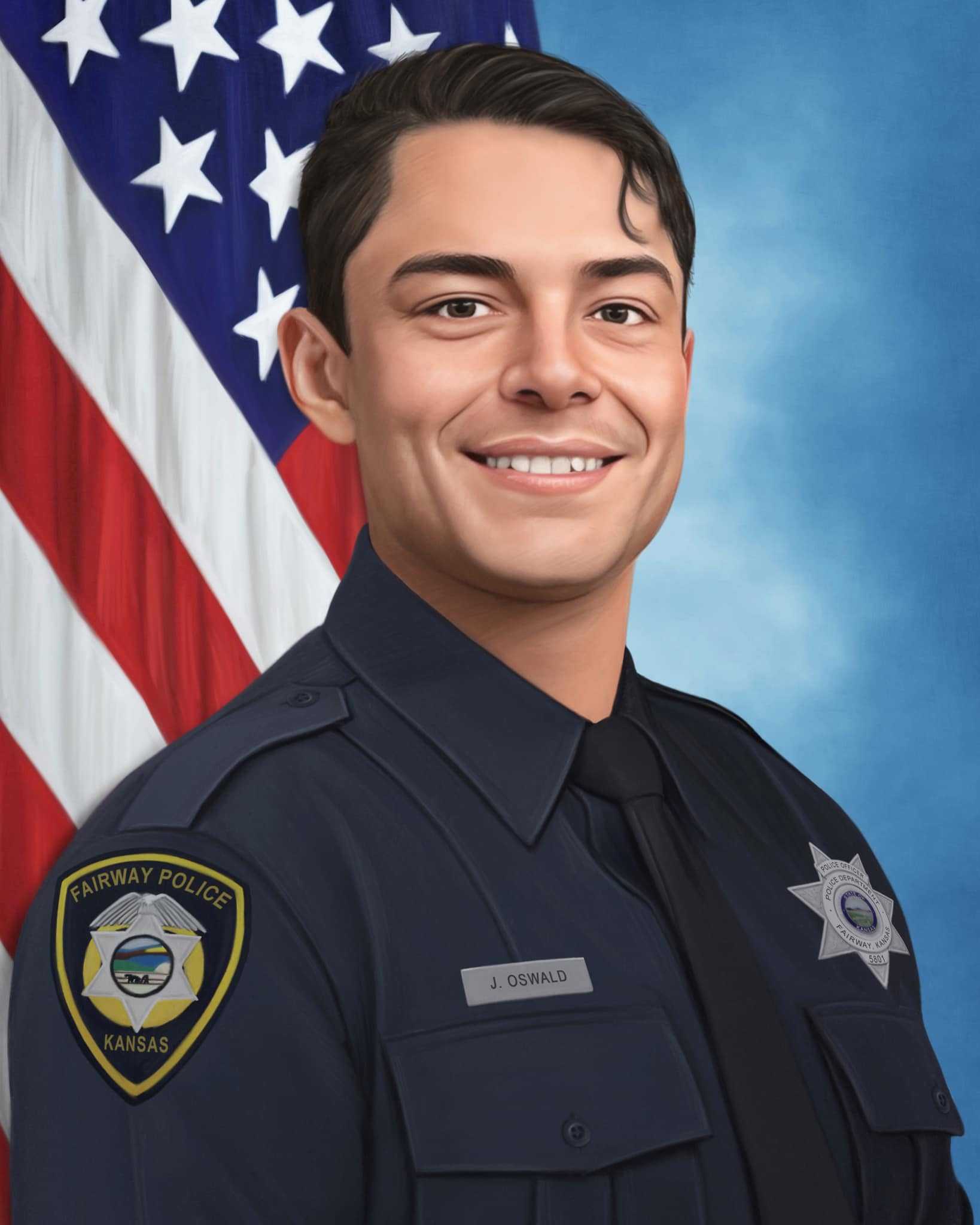 Philadelphia artist releases portrait honoring Fairway police officer