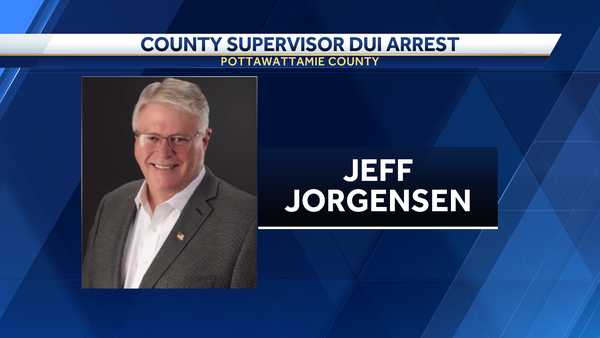'could not stand': pottawattamie county supervisor arrested for dui