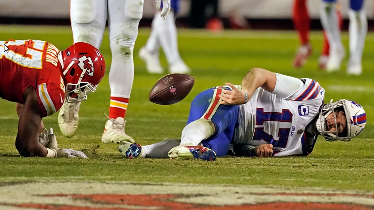 Josh Allen Jumping Josh Over Things Kansas City Chiefs Shirt - Bluecat