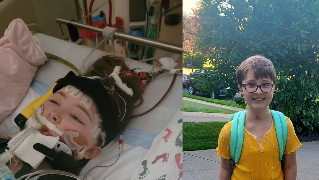 9-year-old girl recovering from near-fatal neck injury