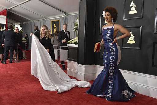 Make america great again dress store at grammys