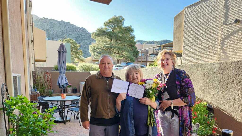 Woman receives high school diploma at 81 thanks to her son - Vimarsana News