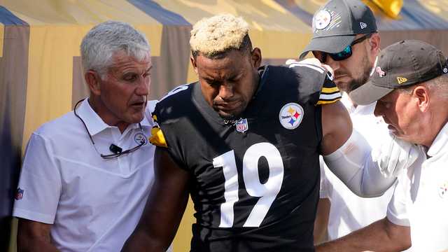 JuJu Smith-Schuster suffers injury, questionable to return for Steelers -  On3