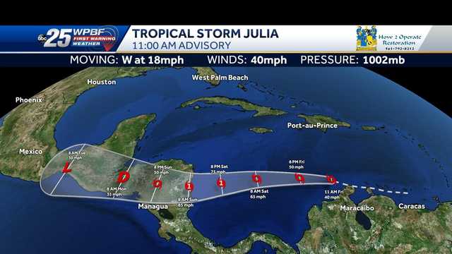 Tropical Storm Julia - Vimarsana News