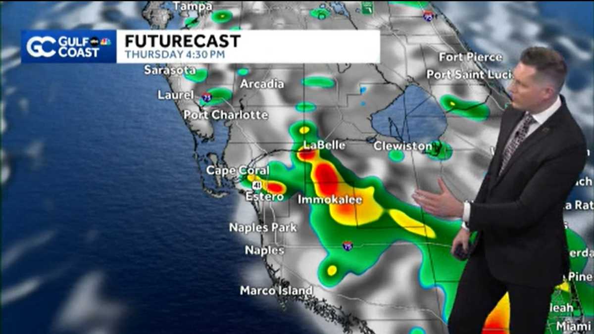 Strong storms possible for parts of the Gulf Coast Thursday