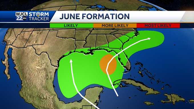Savannah: Tracking a few showers and the latest on the tropics - WJCL