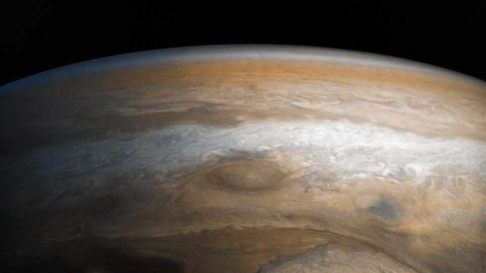 NASA's new photos of Jupiter's Great Red Spot are stunning