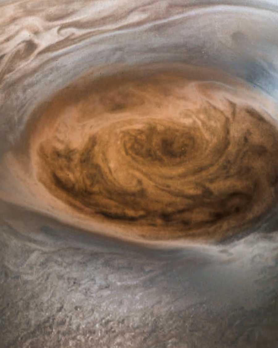 NASA's new photos of Jupiter's Great Red Spot are stunning