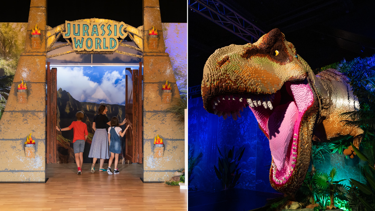 50 large-scale dinosaurs made from millions of LEGOs coming to Cincinnati Museum Center