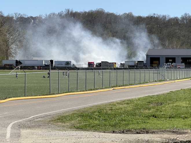 φωτιά σε συνεργείο επισκευής του δήμου Colerain